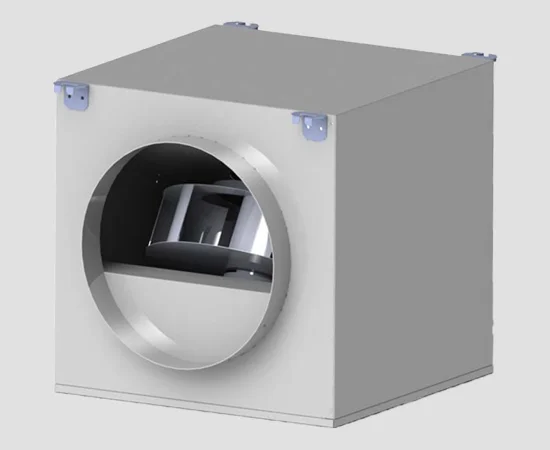 Centrifugal In-line Prismatic Shaped Circular Duct Fan